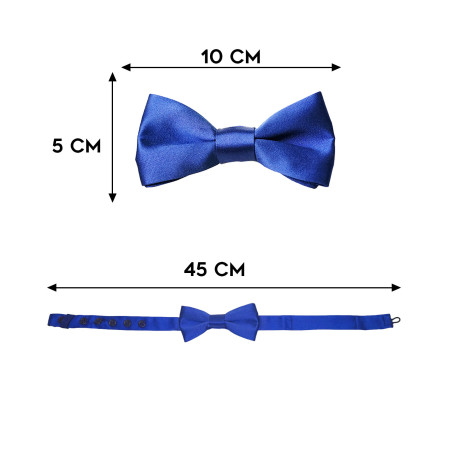 Papillon Blu in Raso misure