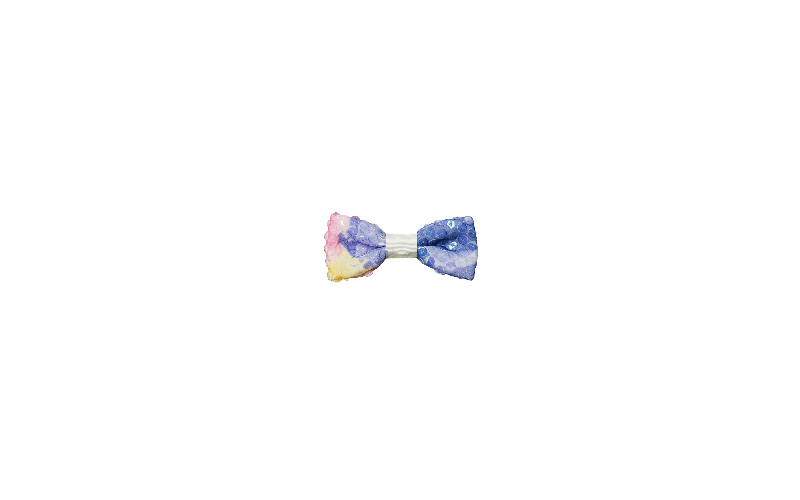 Papillon Fantasia Paillettes in Tessuto Classico