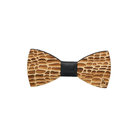 Papillon in Legno Pitonato