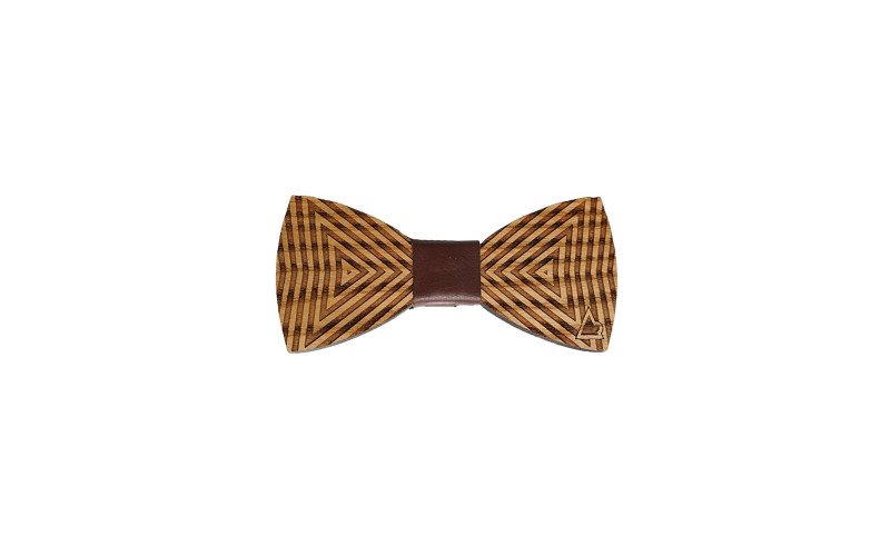 Papillon in Legno Triangoli Optical