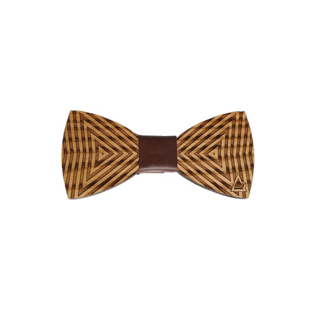 Papillon in Legno Triangoli Optical