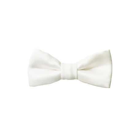 Papillon Bianco in raso elegante