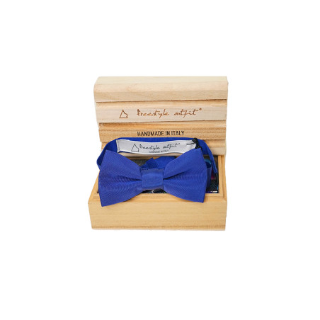 Papillon Blu in Tessuto Classico nella scatola Freestyle Outfit