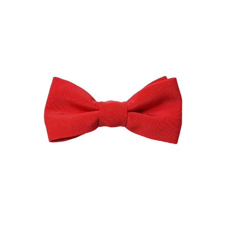 Papillon Rosso in Tessuto Classico elegante