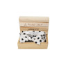 Papillon Bianco a Pois Neri in raso elegante nella scatola Freestyle Outfit