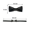 Papillon in Pelle Nera misure