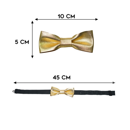 Papillon in Pelle Oro misure
