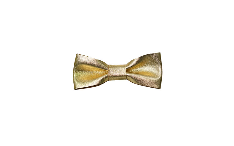Papillon in Pelle Oro