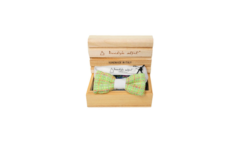 Papillon Trama Verde nella scatola Freestyle Outfit