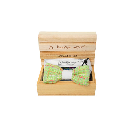 Papillon Trama Verde nella scatola Freestyle Outfit