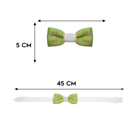Papillon Trama Verde misura