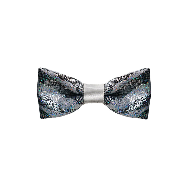 Papillon Zebra Glitter in Tessuto Classico