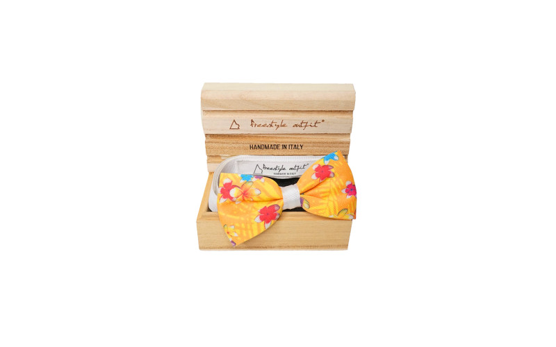 Papillon con Fiori Piccoli Arancioni casual nella scatola Freestyle Outfit