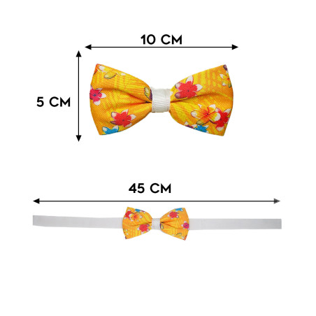 Papillon con Fiori Piccoli Arancioni casual