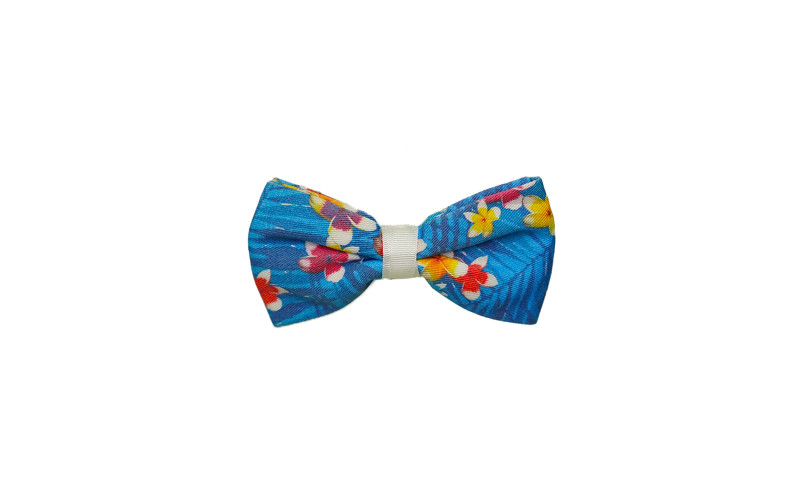Papillon con Fiori Piccoli Blu casual