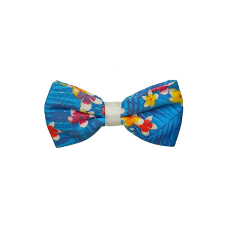Papillon con Fiori Piccoli Blu casual