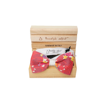 Papillon con Fiori Piccoli Rossi casual nella scatola Freestyle Outfit