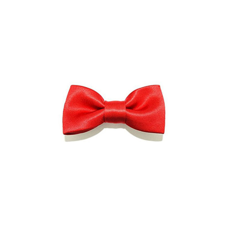 Papillon rosso in seta da uomo