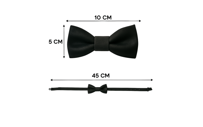 Papillon Nero da uomo dimensioni e misure – Accessorio Elegante per Matrimoni ed Eventi Speciali