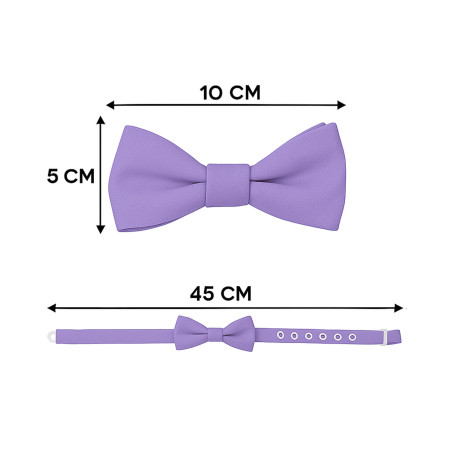 Papillon glicine classico da uomo dimensioni in cm lunghezza e altezza - Freestyle Outfit