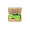 Papillon verde fluo nella confezione in legno - Freestyle Outfit
