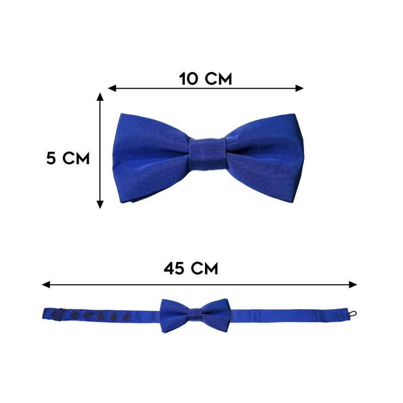 Papillon blu classico da uomo dimensioni in cm altezza e lunghezza - Freestyle Outfit