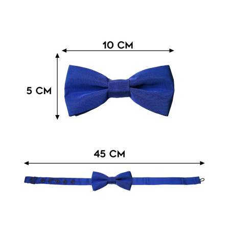 Papillon blu classico da uomo dimensioni in cm altezza e lunghezza - Freestyle Outfit