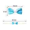 Papillon paillettes azzurro dimensioni in cm - Freestyle Outfit