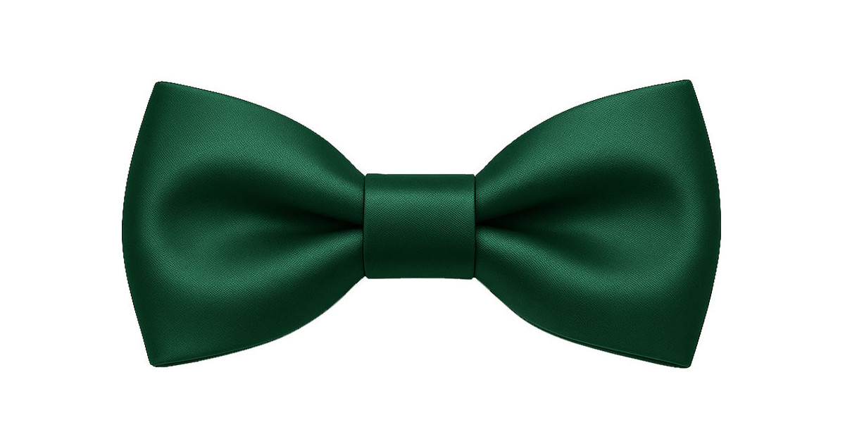 Papillon Verde da Uomo – Bosco, Smeraldo e Salvia per Cerimonie e Cocktail