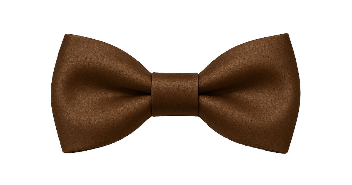 Papillon Marrone da Uomo – Nocciola, Cioccolato e Testa di Moro