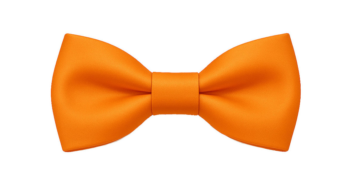 Papillon Arancione da Uomo – Tangerine, Ruggine e Corallo