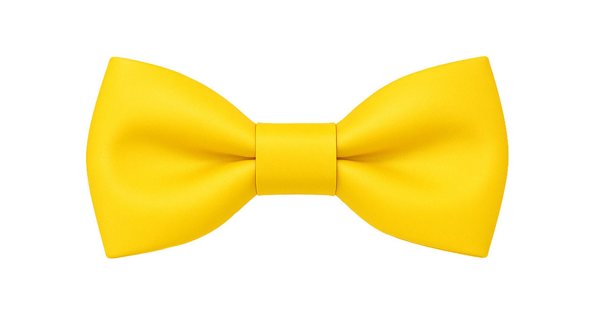 Papillon Giallo da Uomo – Pastello, Senape e Ocra per Cerimonie