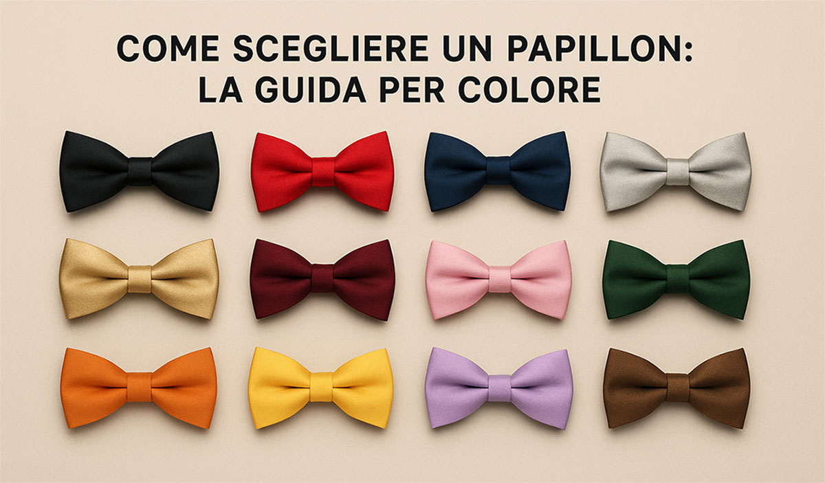 Guida su Come Scegliere un Papillon scegli per colore il tuo modello